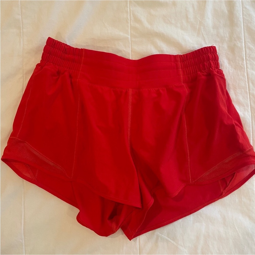 Like New! Size 8 Red Hotty Hot High Rise Shorts.
